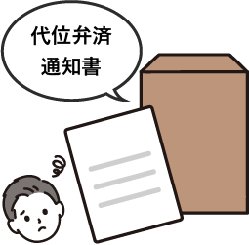 代位弁済通知書